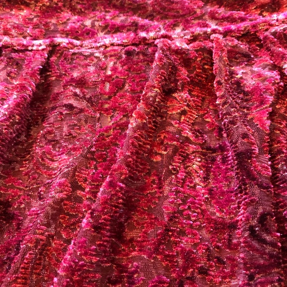 Free People Crushed Velvet Shirt NWOT!!❤️ - Picture 12 of 12